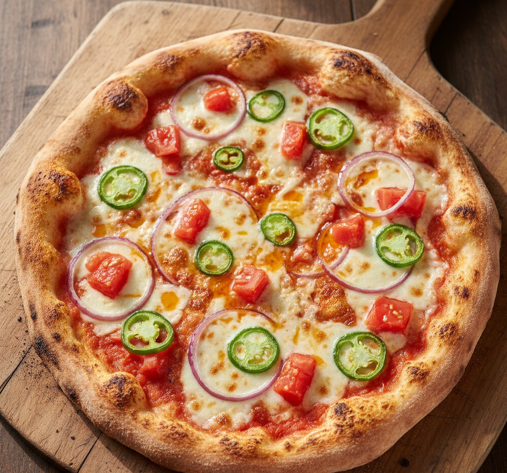 spicy california jalapeno pizza